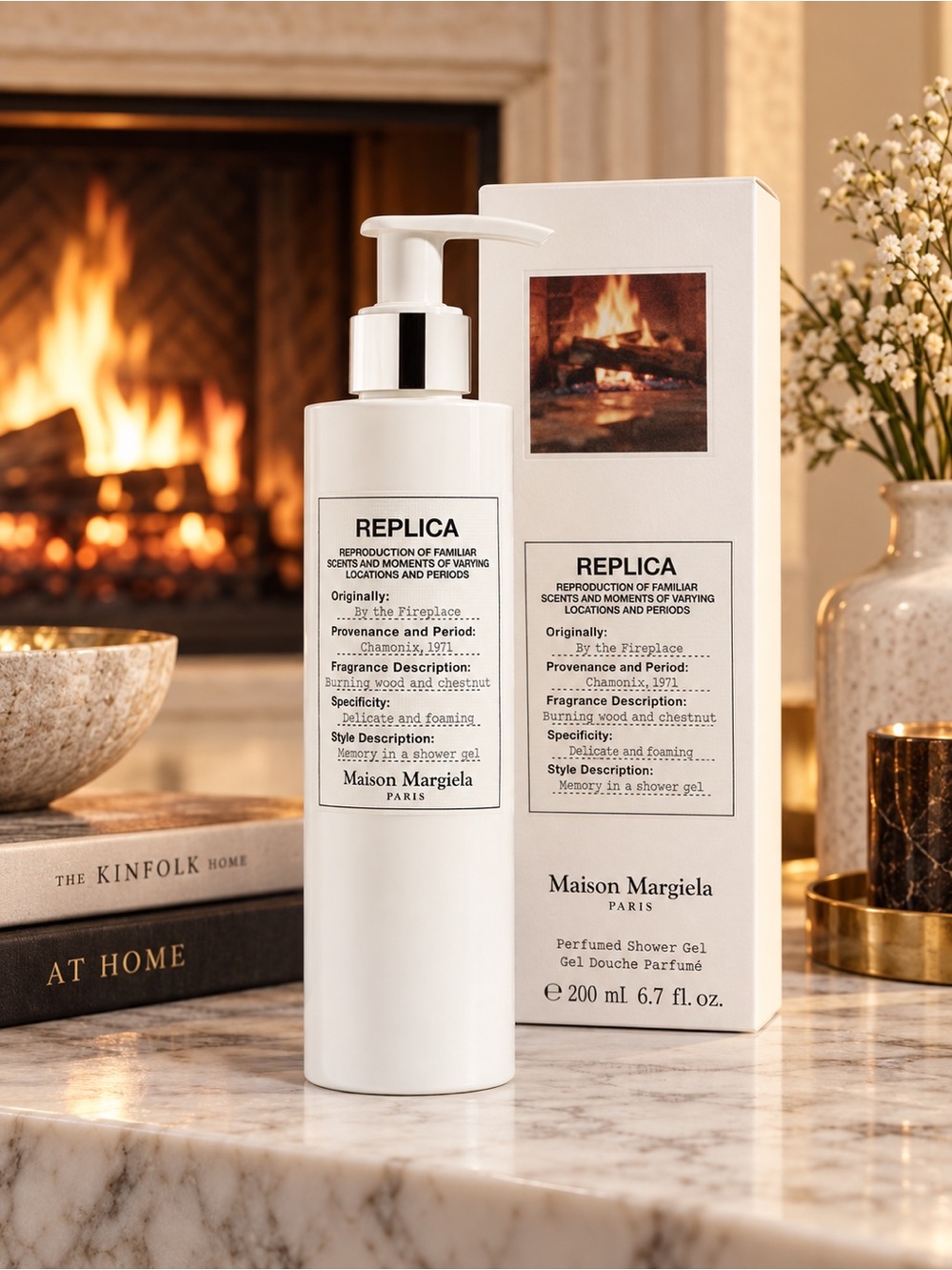 MAISON MARGIELA REPLICA By the Fireplace Shower Gel 6.7 oz New